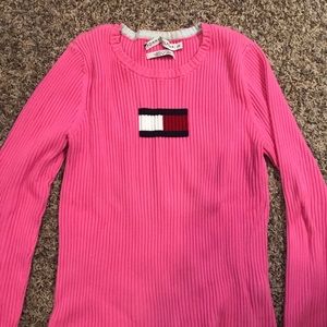 Vintage Pink Tommy Hilfiger Sweater